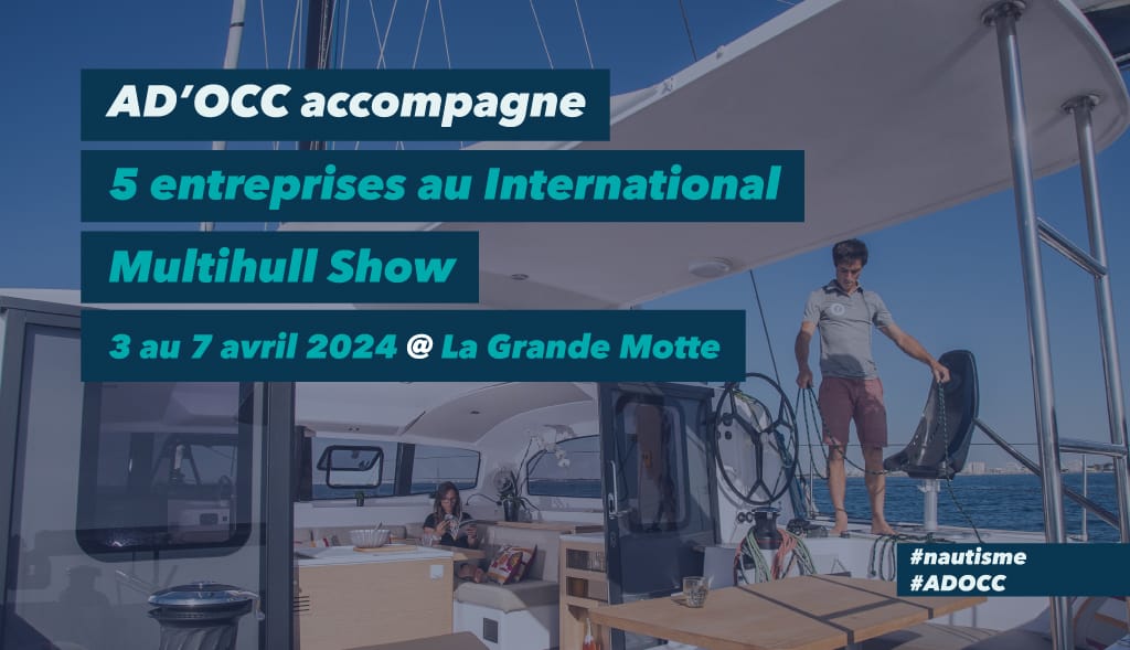 Visuel AD'OCC pour le salon Multihull